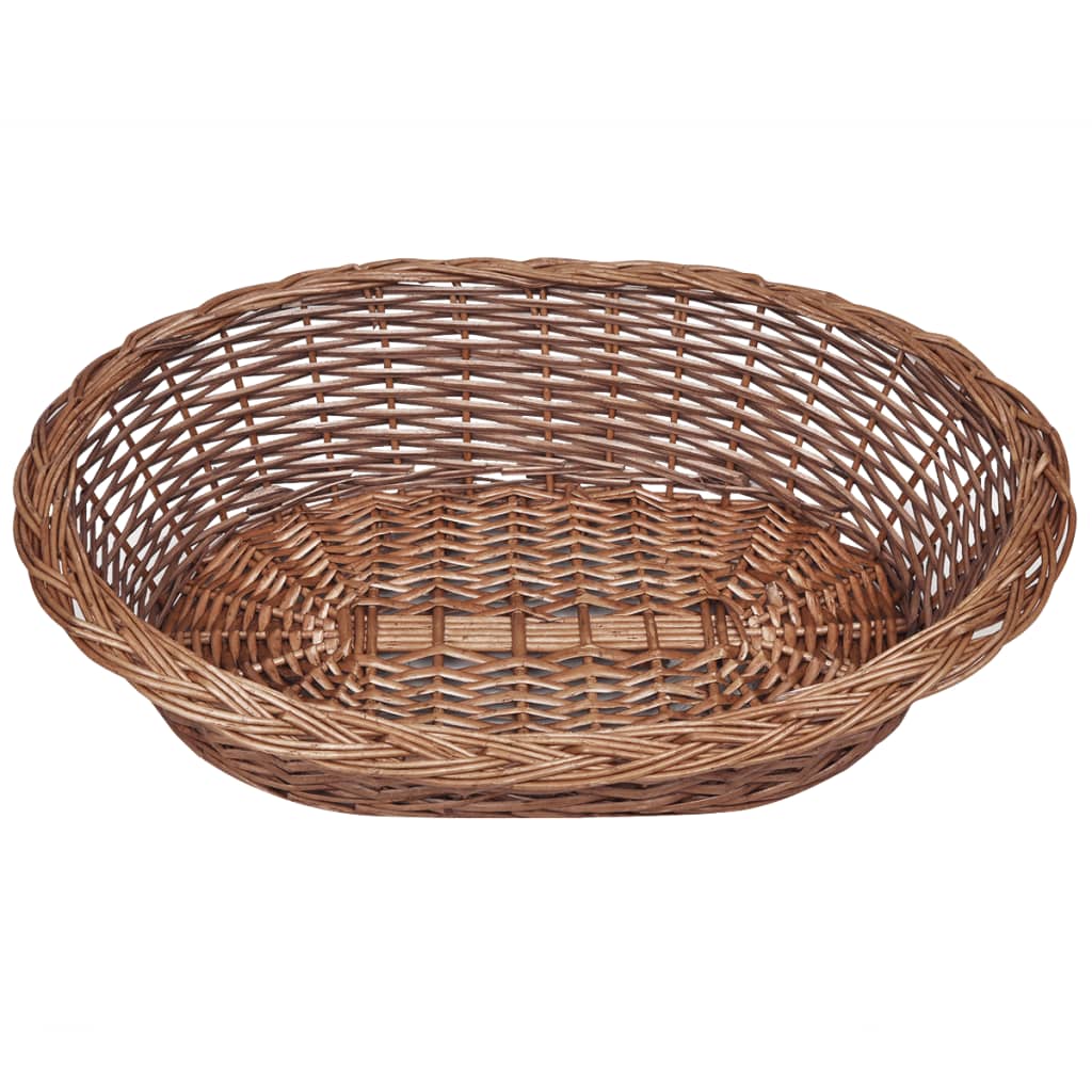 Hondenmand/huisdierenbed 69 cm natuurlijk wilgen