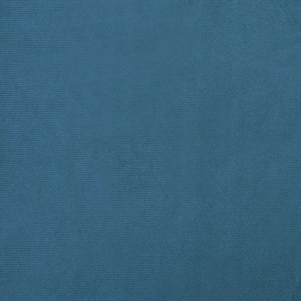 Hondenmand 95x55x30 cm fluweel blauw