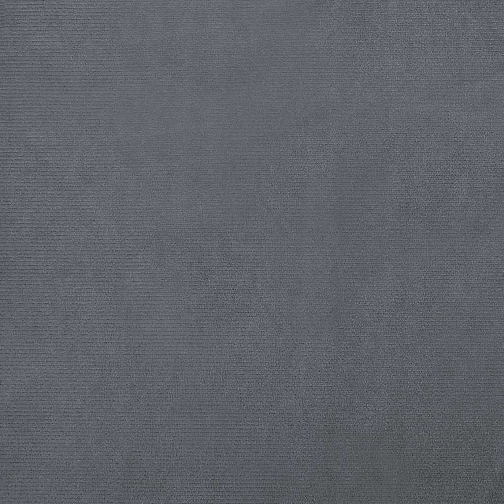 Hondenmand 95x55x30 cm fluweel donkergrijs