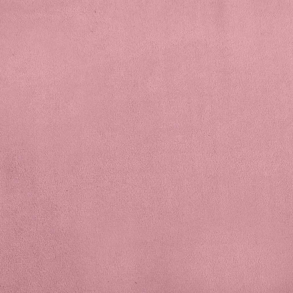 Hondenmand 66x40x45 cm fluweel roze