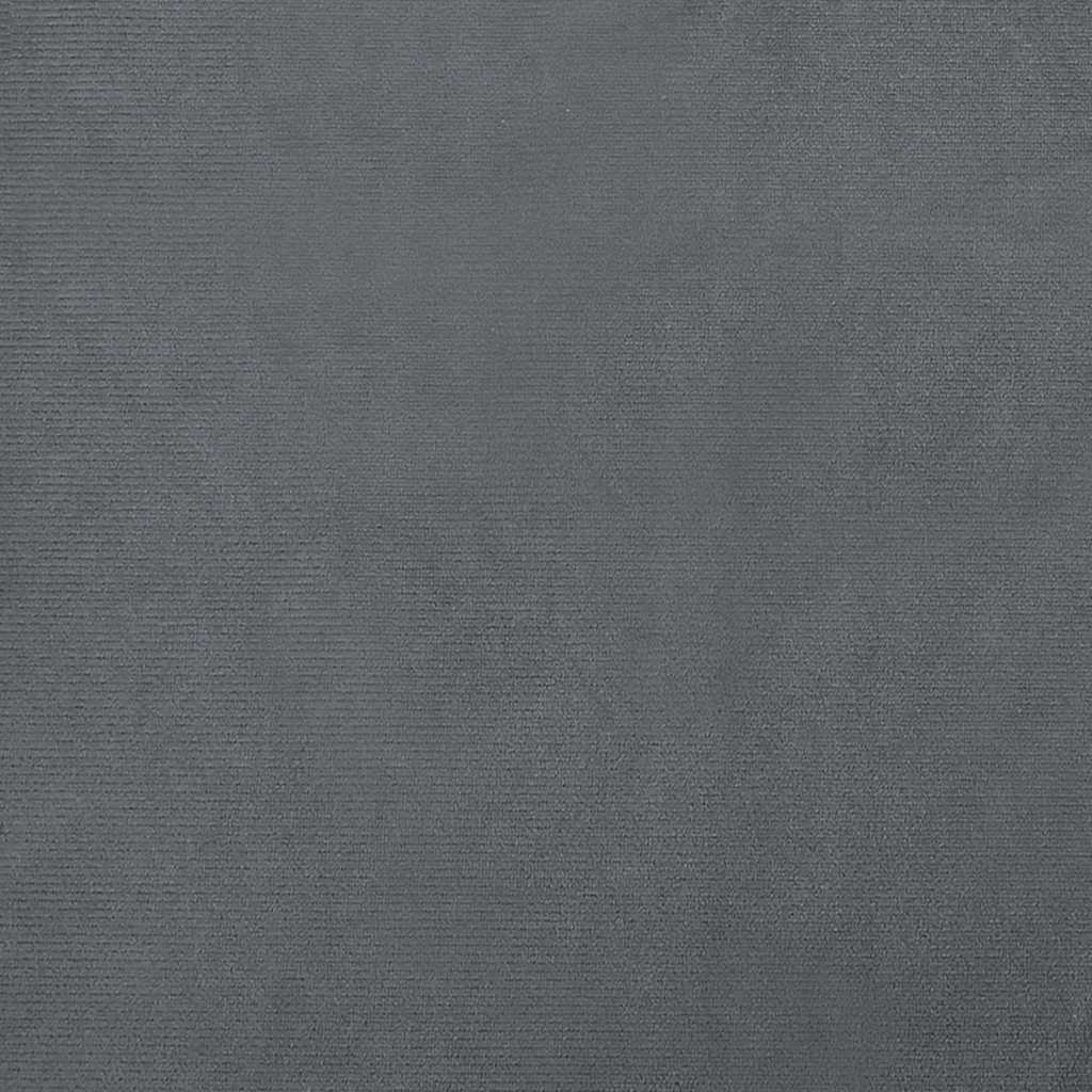 Hondenmand 90x53x30 cm fluweel donkergrijs