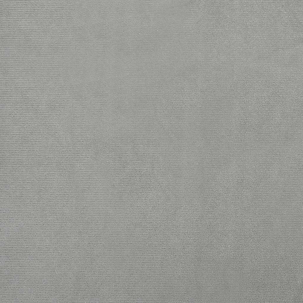 Hondenmand 70x52x30 cm fluweel lichtgrijs