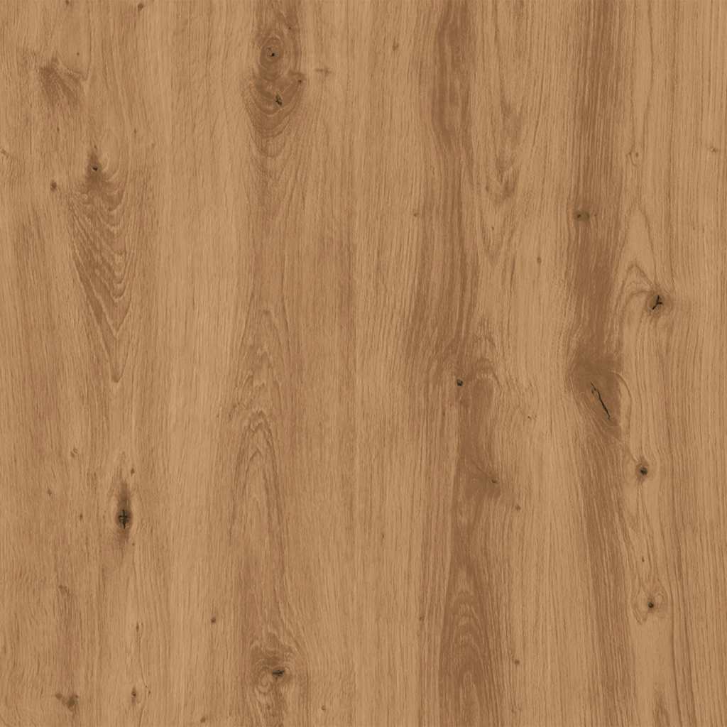 Hondenbench 55x80x68 cm bewerkt hout artisanaal eikenkleurig