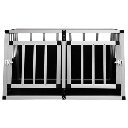 Hondenbench met dubbele deur 89x69x50 cm