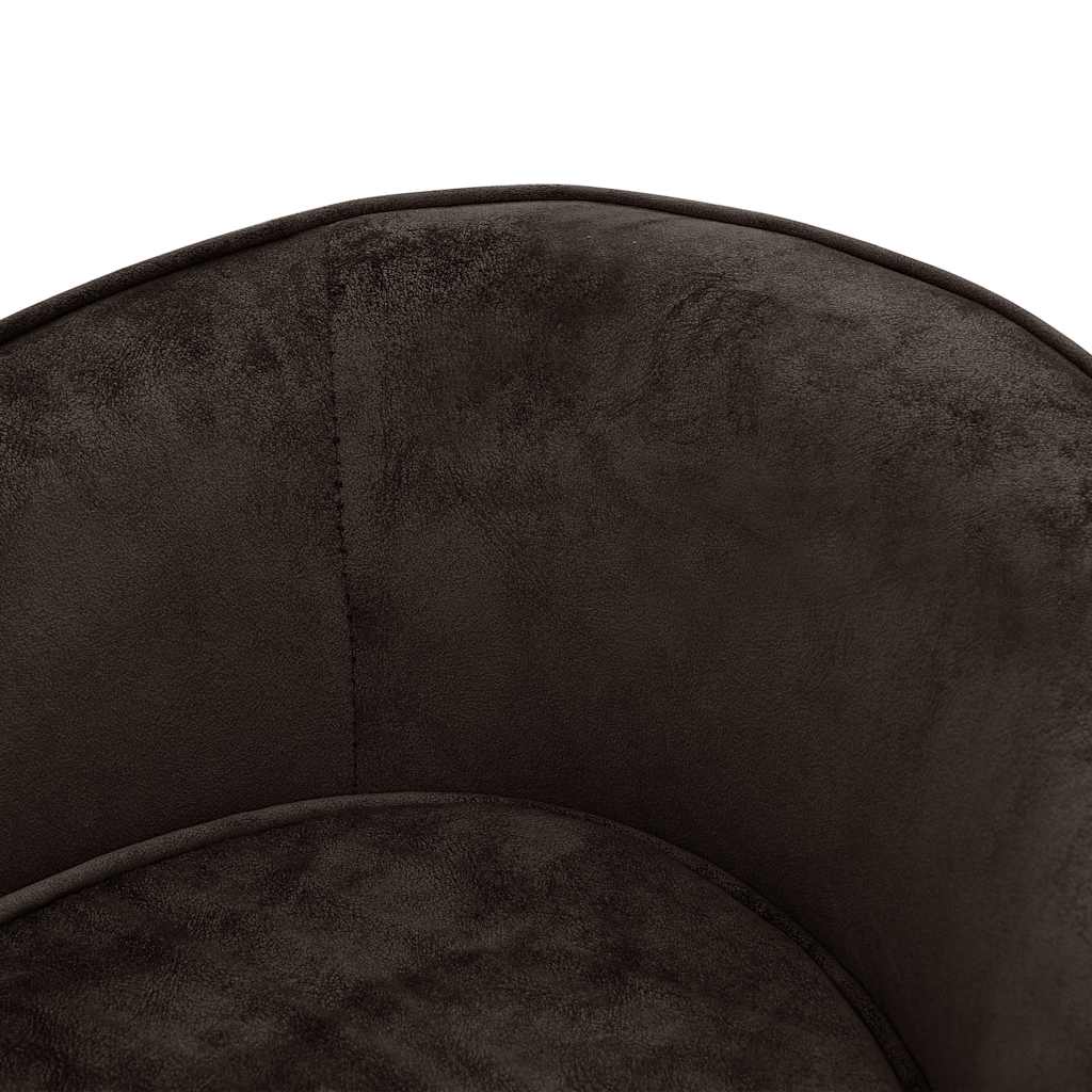 Hondenbank 69x49x40 cm pluche bruin