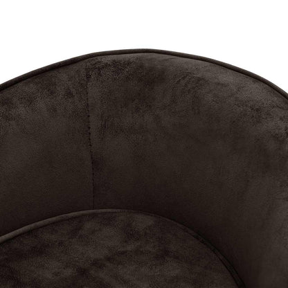 Hondenbank 69x49x40 cm pluche bruin