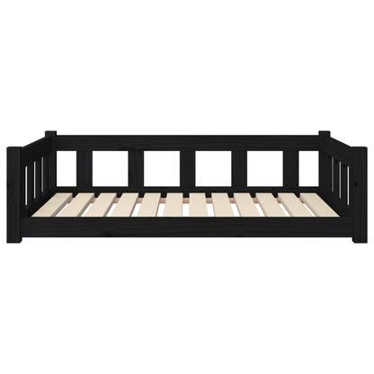 Hondenmand 105,5x75,5x28 cm massief grenenhout zwart