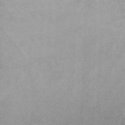 Hondenmand 95x55x30 cm fluweel lichtgrijs