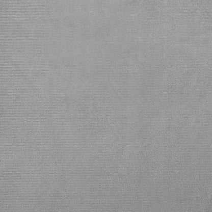 Hondenmand 90x53x30 cm fluweel lichtgrijs