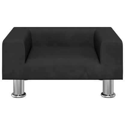 Hondenmand 50x40x26,5 cm fluweel zwart