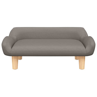 Hondenmand 70x40x24 cm stof taupe