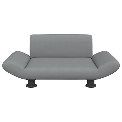 Hondenmand 70x45x28 cm stof lichtgrijs