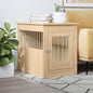 Hondenbench 55 x 80 x 68 cm bewerkt hout sonoma eikenkleurig