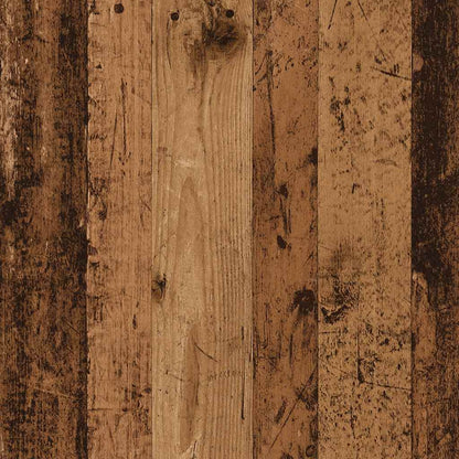Hondenbench 55x80x68 cm bewerkt hout oud houtkleurig