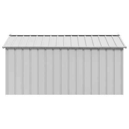 Hondenhok met dak 114x202x101 cm gegalvaniseerd staal